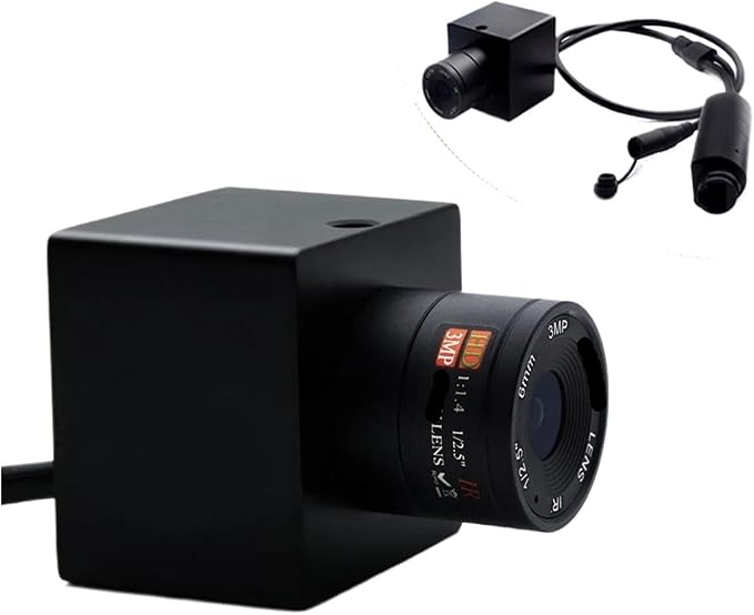 2MP 4MP Mini IP Camera Square Micro POE Security Surveillance High Definition CS 4 6 8mm Lens Industrial Camera
