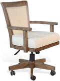 Sunny Designs Doe Valley Caster Poker Game Chair (Buckskin)