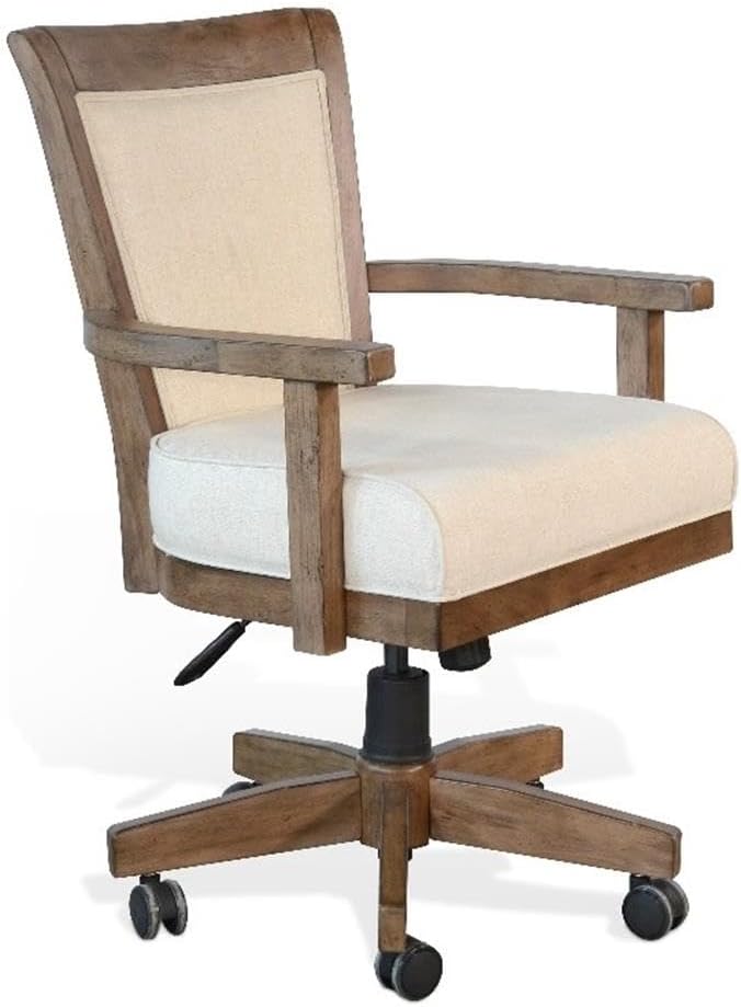 Sunny Designs Doe Valley Caster Poker Game Chair (Buckskin)
