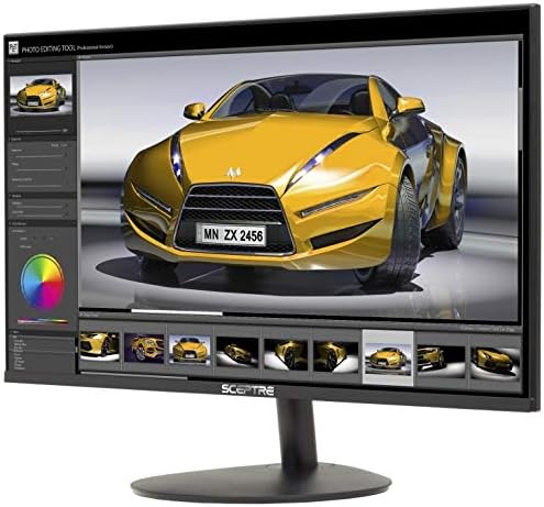Sceptre 22 Frameless Ultra Thin 1080P LED Monitor Up to 75Hz HDMI VGA Speakers Freesync Compatible Machine Black 2020 (E225W-1920RS)