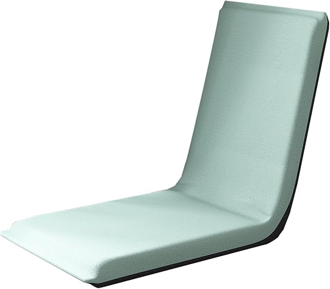 ELEFOCUS Floor Chair Adjustable Meditation Chair Padded Floor Chair with 5 Adjustable Positions Folding Floor Gaming Chair(/Green B)