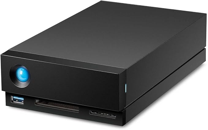 LaCie 1big Dock HDD 10To Station d'accueil disque dur Externe Pour PC Mac iPad &amp iPhone Data Rescue Service (STHS10000800)
