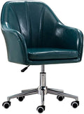 YYDS Chair Lovely Bedroom Gaming Chair Computer Office Chair with Steel Feet Ergonomic Home Rotatable Desk Chair for Live Broadcast Ergonomically (Size : Dark Green)