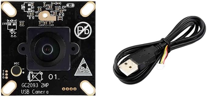2MP GC2093 Sensory Wide Dynamic Backlight Imaging Fixed Focusing With Microphone USB Webcam For PC Computer Tablets Backlit Environment Webcam