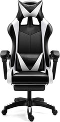 Office Chair Office Chair Home Computer Chair Gaming Chair Gaming Chair Reclining Internet Cafe Back Chair PC Computer Swivel Chair Chair (Color : White Size : One Size) Needed