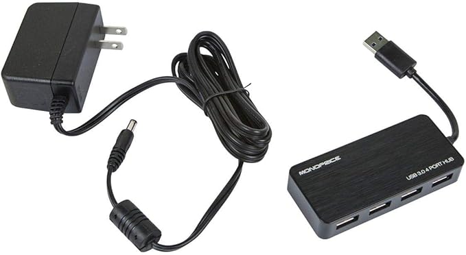 Monoprice 10931 USB 3.0 4 Port Hub