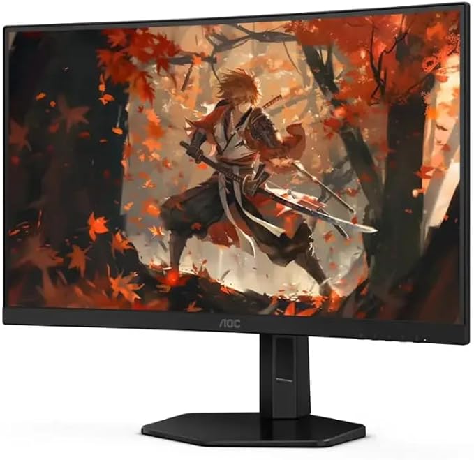 AOC - C27G4ZX 27 VA Curved FHD 280Hz Gaming Monitor 0.3 ms Response Time - Black/Silver/Red (Renewed)