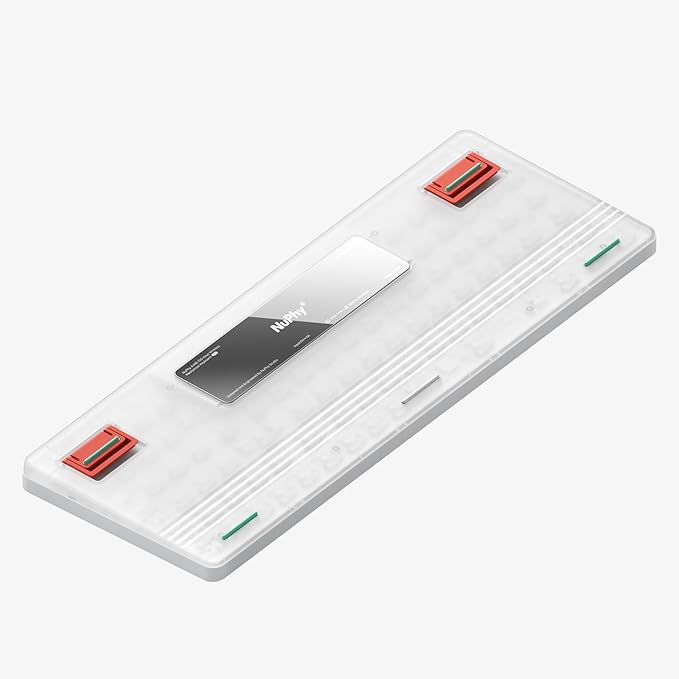 nuphy Air96 V2 Wireless Mechanical Keyboard100 Keys RGB Backlit KeyboardSupports Bluetooth 5.12.4G and Wired Connectionfor PC/Laptop/Windows/Mac -White Gateron Blue Switch