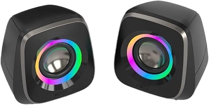 Small Speaker Computer Audio Desktop Gaming Laptop Wired Home