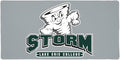 Lake Erie College LEC Storm Primary Logo Large Gaming Mouse Pad Desk Mat with Stitched Edges Non-Slip Base for Gamer Home and Office 31.5 x 15.7