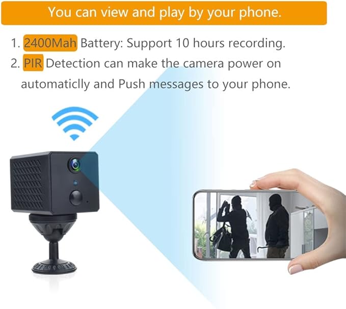 Mini Camera 1080P Night Vision Micro Cam Camcorder Two-Way Radio Camerass