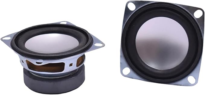 2pcs 2 Inch Computer Speakers 52MM 4 Ohm 3W Full Range Portable Audio Speaker Unit Treble Mediant Bass Loudspeaker