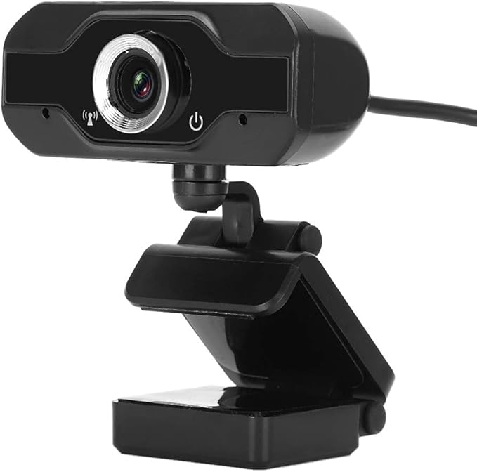 HD USB Camera with Microphone Autofocus Webcam for Computer 1932x1088 Resolution Plug and Play Excellent for Live Webcast Online Teaching and Video Conferencing