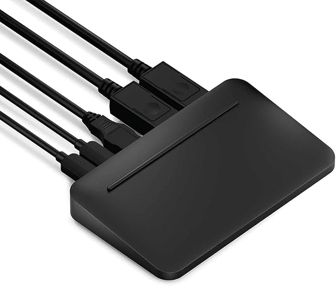 Brydge Stone Lite USB Hub Docking Station | Windows Only | Dual 4K Displays. HDMI Out. USB-C Speeds. 5 Ports | (Black)