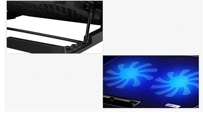 Laptop Cooling Pad - Fits up to Smaller laptops &amp notebooks - Strong &amp ABS &amp Metal Mesh - Fits Easily on Your Lap or Any Flat Surface - Keeps Your Laptop Cool
