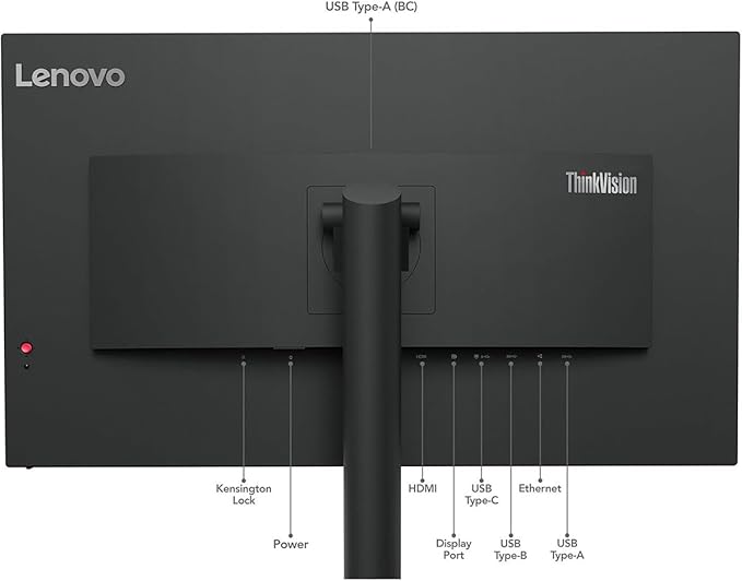 Lenovo ThinkVision T22i-30 21.5 Full HD WLED LCD Monitor - 16:9 - Raven Black