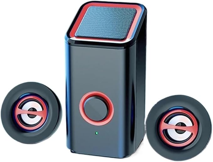 JSEIAJB Speaker Home Theater Sound Speakers Desktop Computer Player Audio for PC Phone Subwoofer Multi-Media(E)