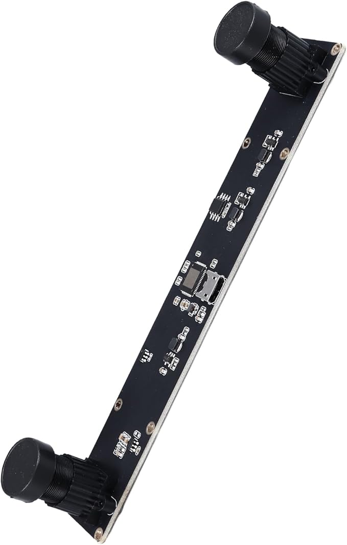 4MP Dual Lens USB Camera Board 1080P 72° Viewing Angle 3D VR Distance Measurement Module - High Resolution Plug and Play USB Industrial and Embedded Use