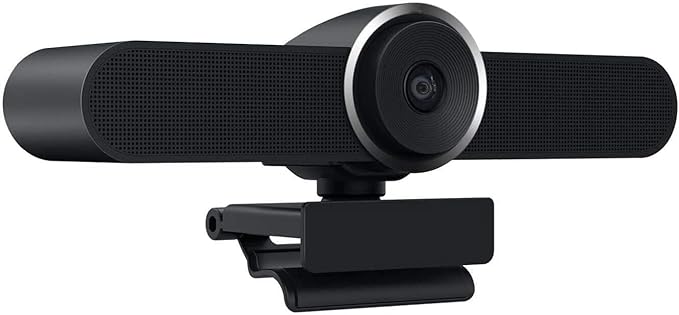 Conference Room Camera with Microphone and Speaker Wide Angle USB Video Conference Camera for Mac PC Laptop Desktop (Black Big)