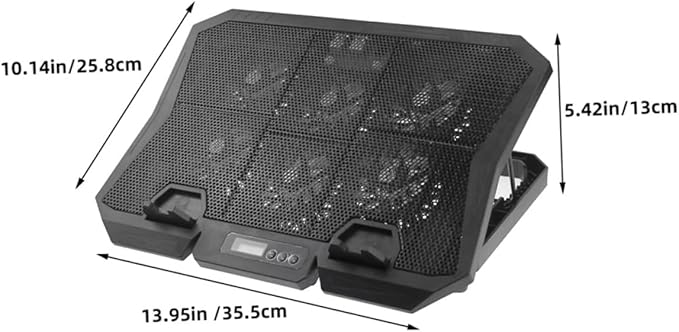 Laptop Cooling Pad Height Quiet Fans for Laptops Cooling Function for Use