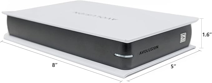 Avolusion PRO-5X Series 12TB USB 3.0 External Hard Drive for WindowsOS Desktop PC/Laptop (White) (Renewed)
