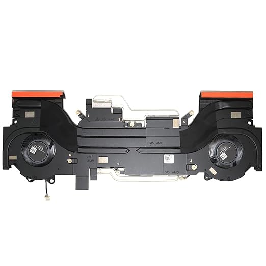 Laptop Heatsink&ampFan for DELL G15 5530 0DV367 DV367 ND8CC12-22E07 ND8CC11-22E06 DC12V 0.5A for AMD