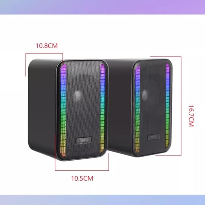 Speaker Desktop Laptop Wired Computer Games Esports Home Heavy Bass Stereo(E)