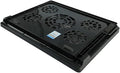 jojofuny 5-Fan Laptop Cooling Mat Notebook Cooler Portable Laptop Stand Fan Easy Install Gaming Cooler