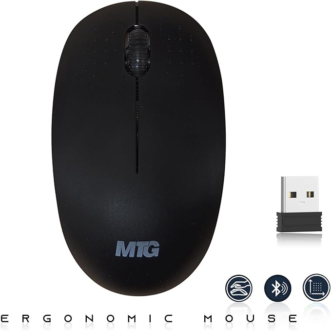 MTG 27 Curved Monitor Full HD 1080P Frameless Screen HDMI DP USB Audio Low Motion Blur VESA Mount Webcam with Wireless Keyboard Mouse &amp Soundbar Computer Monitor for Gaming Home and Office