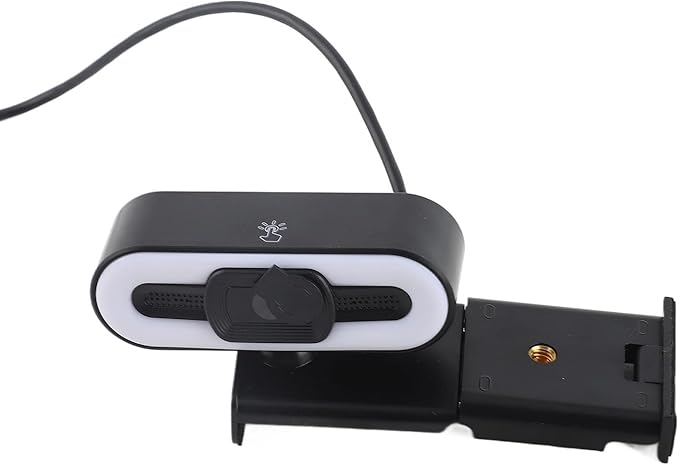 Dpofirs 4K Webcam Computer Web Cam with Built in Microphone Support Auto Beauty USB Video Camera with Super Bright Fill Light for PC Laptop LCD Display