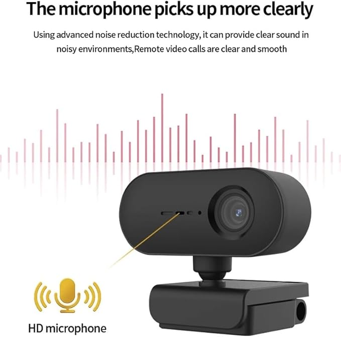 Webcam 2K Web Camera Autofocus with Microphone Cam for PC Computer Laptop Desktop