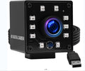 USB Camera 100fps Night Vision WebcamFull HD 1080P Web Cam with IR Cut and 10pcs Led Board LightsDay Nights Webcameras2mp Web Cameras for Most OS (3.6mm lens webcam with IR LED board)
