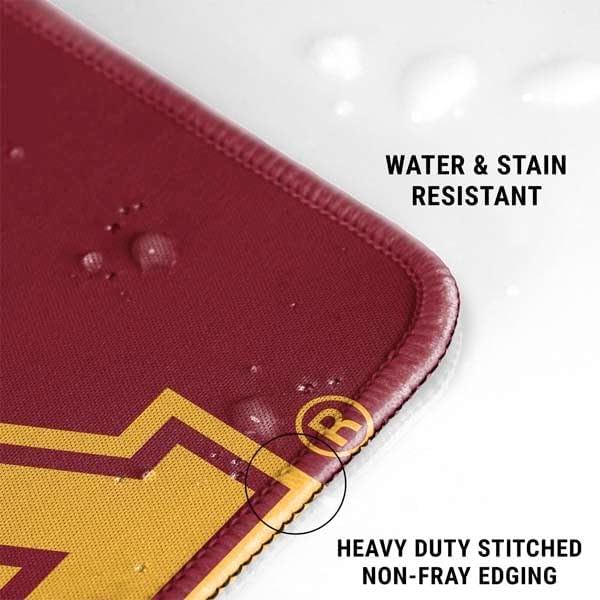 Skinit Extra Large Gaming Mouse Pad - Officially Licensed University of Minnesota Design with Stitched Edges Waterproof Non-Slip Rubber Base Desk Mat for Keyboard &amp Mouse 35.75 x 15.4 inches