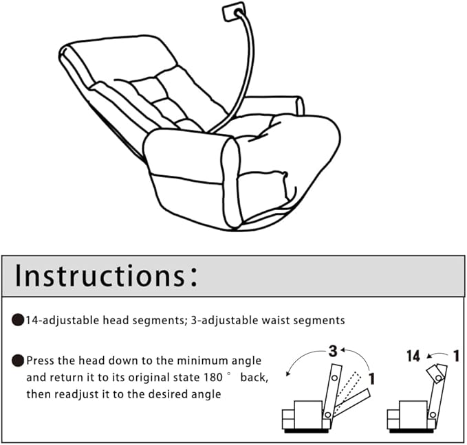 360° Swivel Lounge Chair with Adjustable Headrest &amp Lumbar Support – Rotatable Modern Gaming Recliner for Living Room Bedroom or Balcony (Beige)