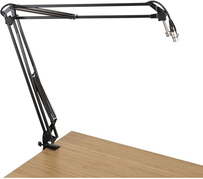 Zoom ZDM-1 Podcast Mic Pack with GFWMICBCBM1000 Microphone Boom Arm and Microphone Pop Filter