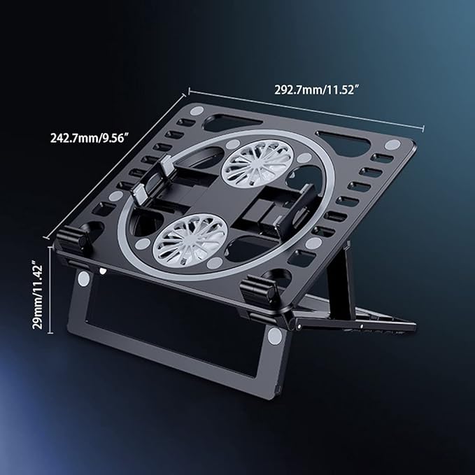 Laptop Cooling Fans Portable Stand Holder for Folding Heat Dissipation Holder Helper Cooler Cooling Pad Gaming Fan White Quiet