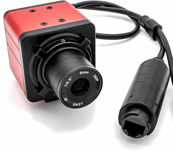 4K Mini POE IP Camera 3 4 5 8MP Security Protection Webcam 4 6 8 12 16mm Fixed Lens Industrial Network Camera