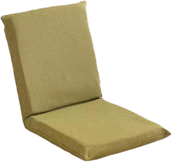 Floor air with 5 Adjustable Position Gaming Floor Seat for Living Room Floor air with Backrest Lazy Sofa air for Balcony Reading Bedroom Study RoomGreen