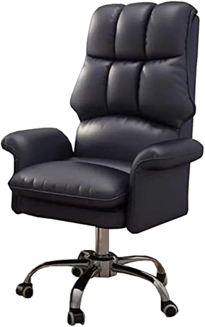 Gaming chair  Computer Chair with Wheels and Ar﻿ms Home Reclining Office Chair with Back Support Comfortable Boss Chairs Gaming Seat Sedentary Sofa Chair Swivel Backrest Chairs A ( Color : Black