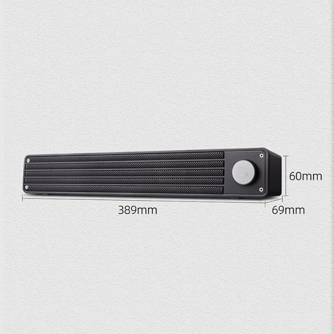 JSEIAJB Computer Audio Desktop Laptop Wired Small Speaker Desktop Long Strip Game Subwoofer Speaker