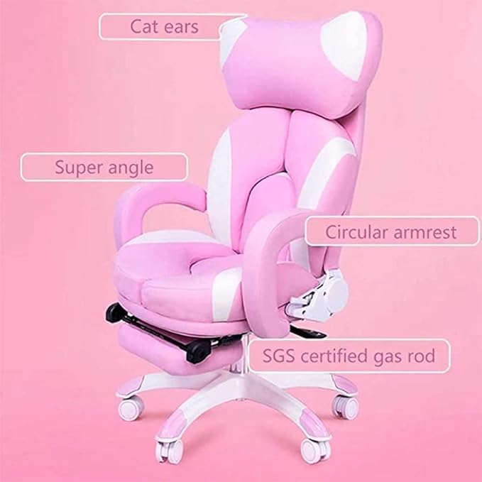 Chair Lifting Swivel Chair Office Chair Gaming Chair Learning Table and Chair Computer Chair Upholstered Seat Recliner