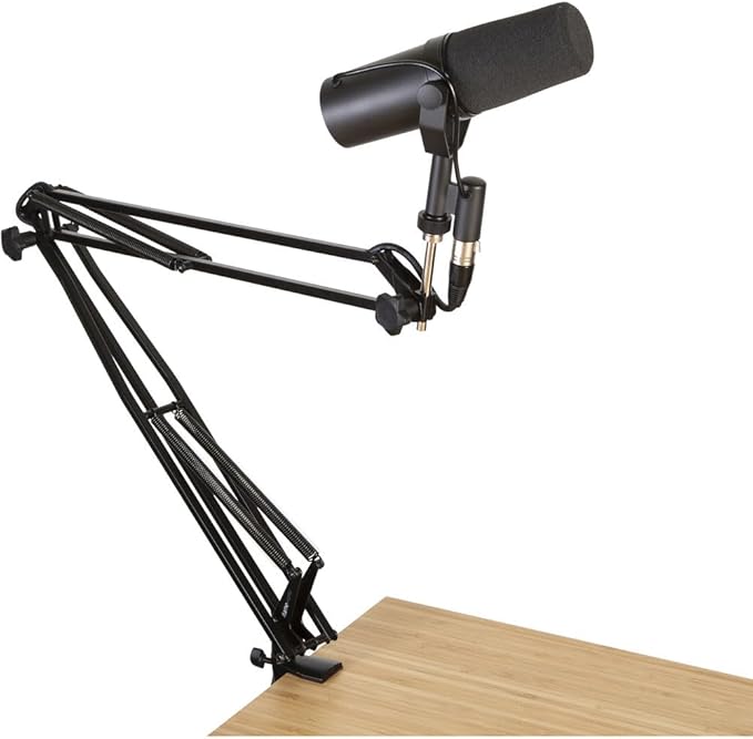 Zoom ZDM-1 Podcast Mic Packs with StreamEye BOOMARM1 Microphone Boom Arms and Microphone Pop Filters (Three-Pack)
