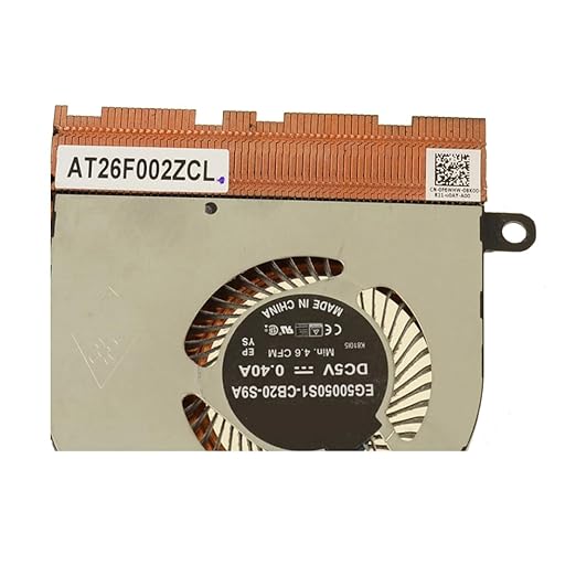 Laptop Heatsink&ampFan for DELL Latitude 5495 0F6WHW F6WHW AT26F002ZCL EG50050S1-CB20-S9A