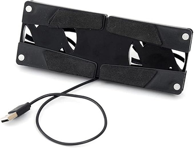 Laptop Cooler Pad Stand Base Cooling Foldable Fan Portable Convenient Notebook Computer Accessories