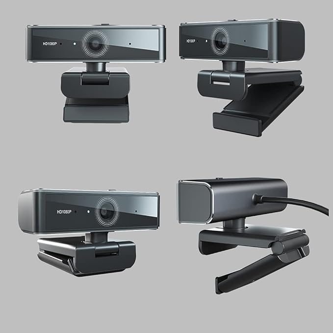 1080p Business Webcam with Built-in Microphone Autofocus Full Web Computer Camera