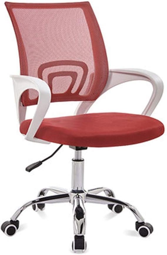 Office Chair Gaming Chair Computer Chair Gaming Chair Ergonomic Computer Chair Rotating Lifting Comfort Home Office Conference Seats Company Staff Armchair Office Chairs (Color : Argento)
