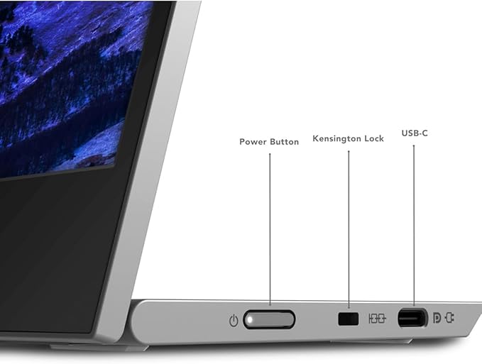 Lenovo - L15 Mobile Monitor - Portable - 15.6 FHD Display - 60Hz Refresh Rate - Low Blue Light Certified (Renewed)