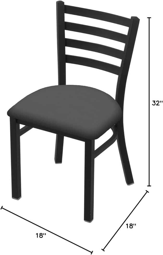 HBS 400 Jackie 18 Chair with Black Wrinkle Finish and Canter Storm Seat
