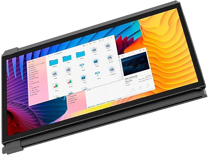 Mobile Pixels Duex Plus Portable Monitor 13.3'' Full HD IPS  USB A/Type-C Powered Dual-Screen Monitor Anti Glare Brightness Adjustable Screen