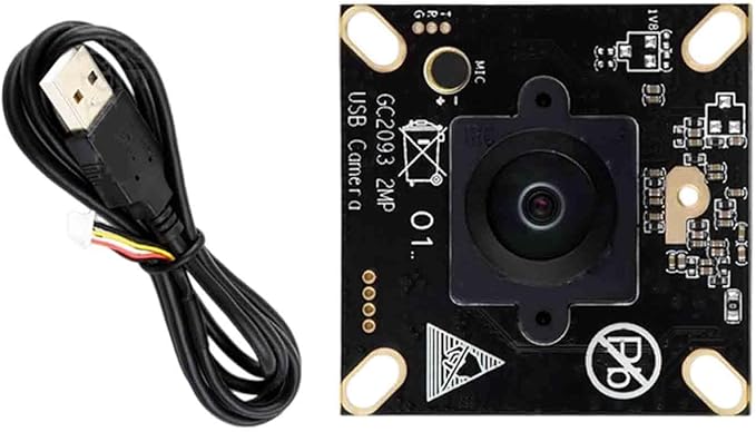 2MP GC2093 Sensory Wide Dynamic Backlight Imaging Fixed Focusing With Microphone USB Webcam For PC Computer Tablets Backlit Environment Webcam